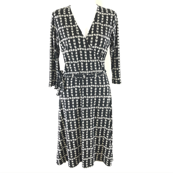 leota faux wrap dress